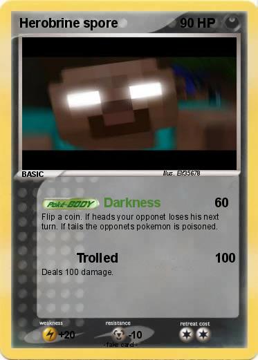 Pokemon Herobrine spore