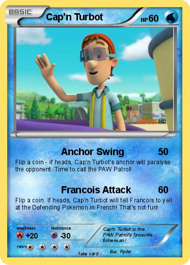 Pokemon Cap'n Turbot