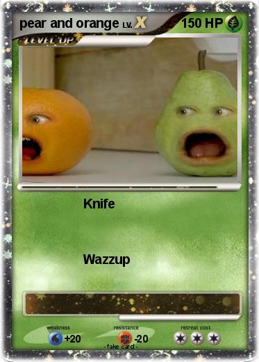 Pokemon pear and orange