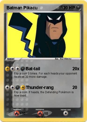 Pokemon Batman Pikacu
