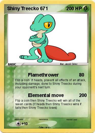 Pokemon Shiny Treecko 671