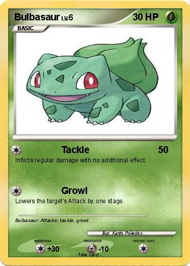 Pokemon Bulbasaur