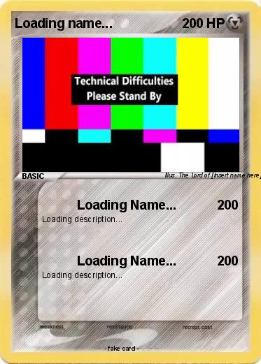 Pokemon Loading name...