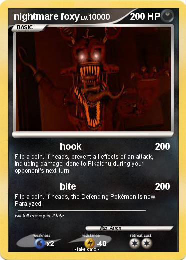 Pokemon nightmare foxy
