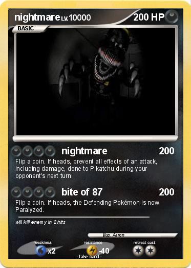 Pokemon nightmare
