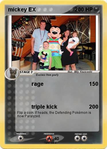 Pokemon mickey EX