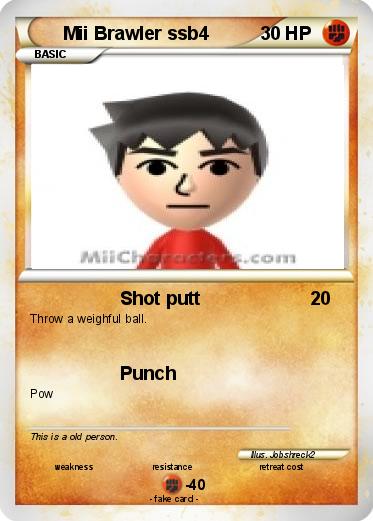 Pokemon Mii Brawler ssb4