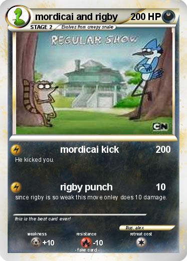 Pokemon mordicai and rigby