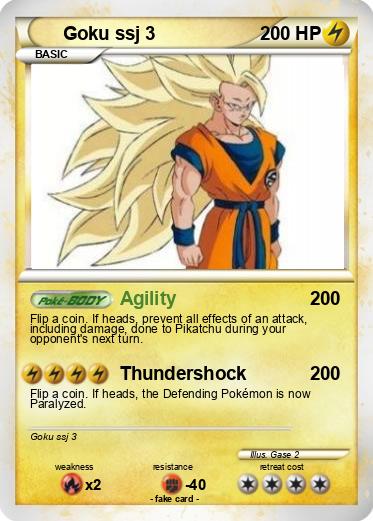 Pokemon Goku ssj 3