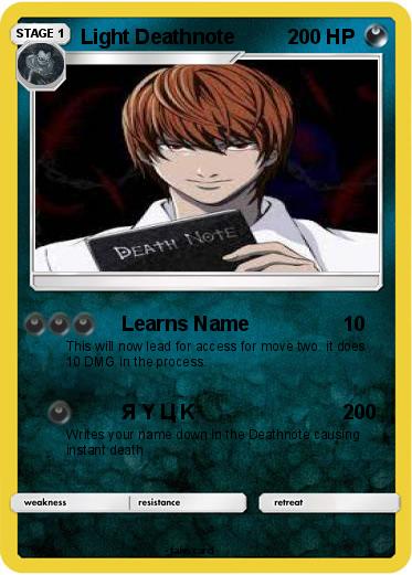 Pokemon Light Deathnote