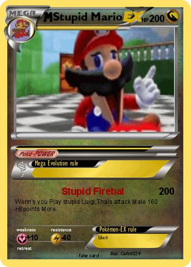 Pokemon Stupid Mario