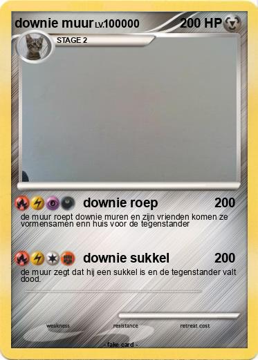 Pokemon downie muur