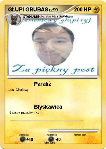 Pokemon GŁUPI GRUBAS