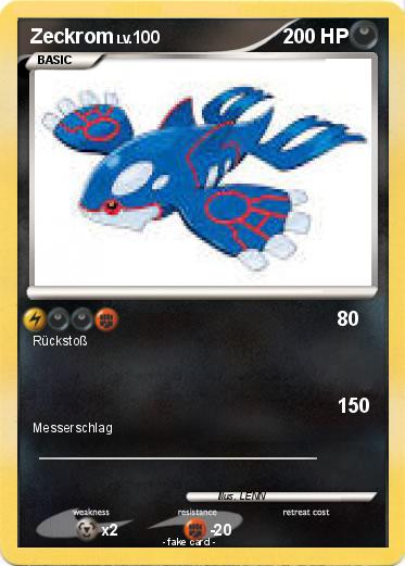 Pokemon Zeckrom