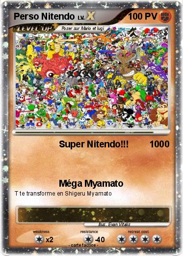 Pokemon Perso Nitendo