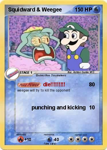 Pokemon Squidward & Weegee