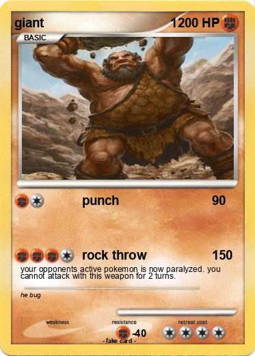 Pokemon giant                                    1