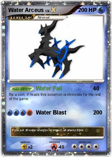 Pokemon Water Arceus