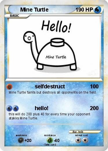 Pokemon Mine Turtle