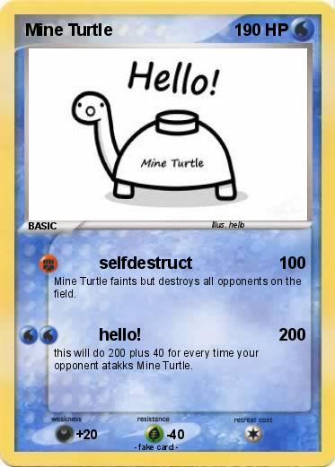 Pokemon Mine Turtle