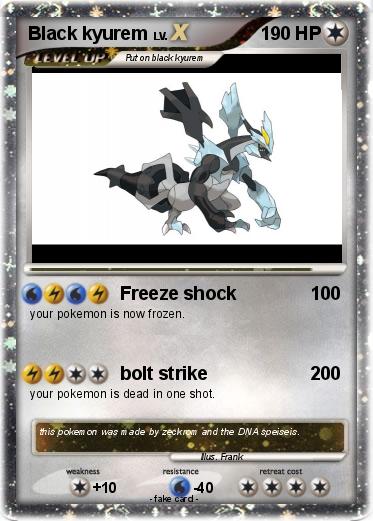 Pokemon Black kyurem