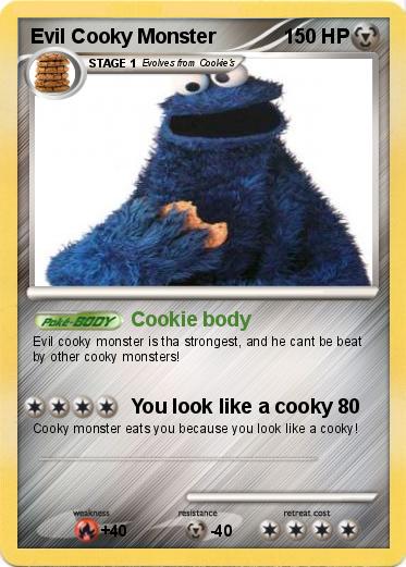 Pokemon Evil Cooky Monster