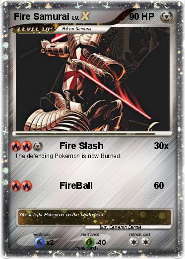 Pokemon Fire Samurai