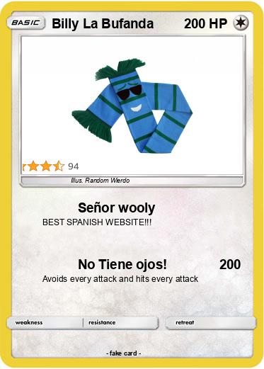Pokemon Billy La Bufanda