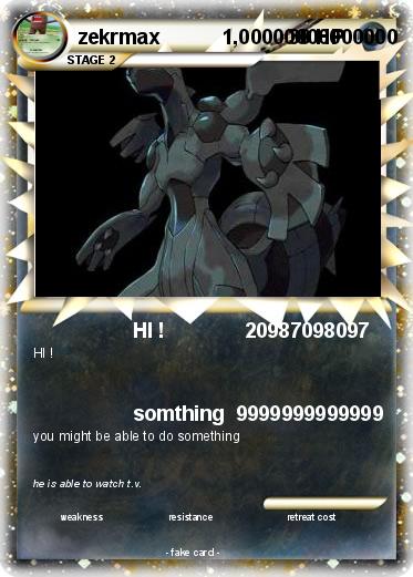 Pokemon zekrmax           1,00000000000000