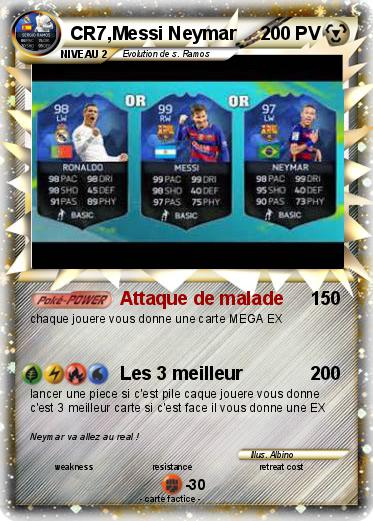 Pokemon CR7,Messi Neymar