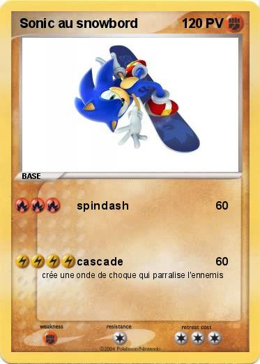 Pokemon Sonic au snowbord