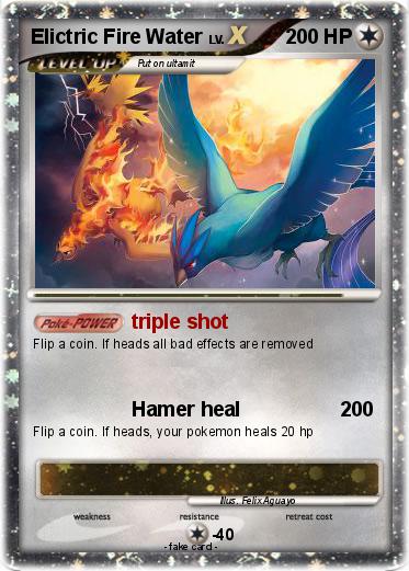 Pokemon Elictric Fire Water