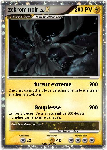 Pokemon zekrom noir