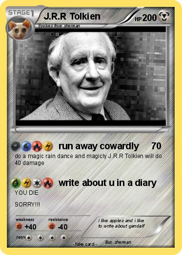 Pokemon J.R.R Tolkien