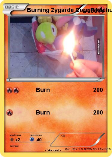 Pokemon Burning Zygarde Core,Pikachu,Ash Greninja
