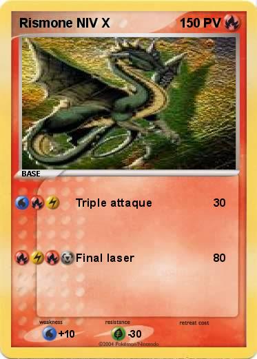 Pokemon Rismone NIV X