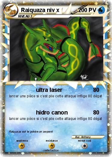 Pokemon Raiquaza niv x