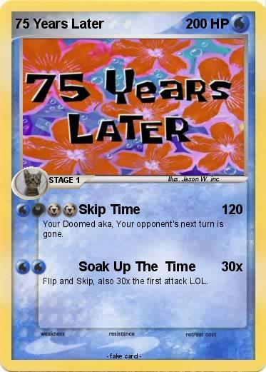 Pokemon 75 Years Later