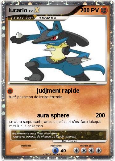 Pokemon lucario