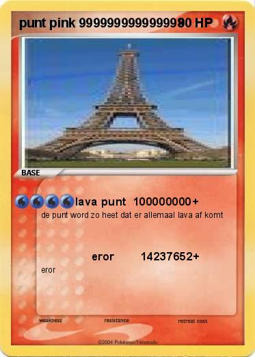 Pokemon punt pink 999999999999998