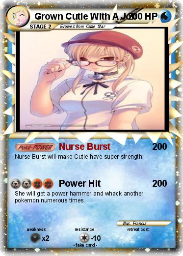 Pokemon Grown Cutie With A Job