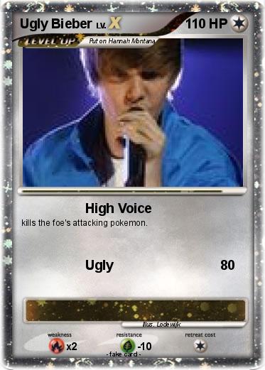Pokemon Ugly Bieber