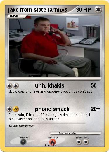 Pokemon jake from state farm