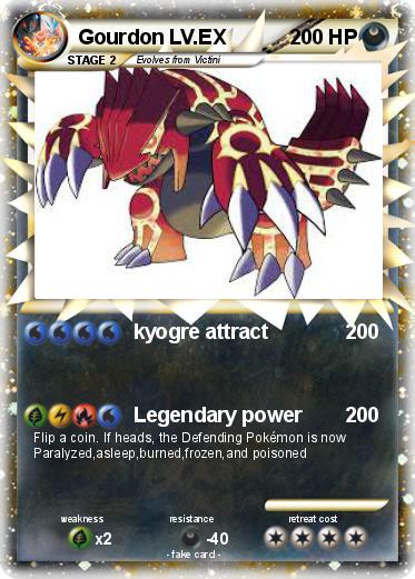 Pokemon Gourdon LV.EX