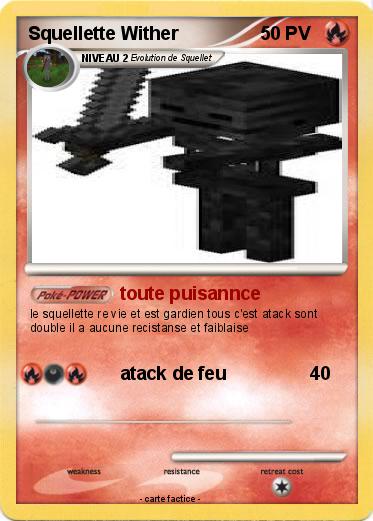 Pokemon Squellette Wither