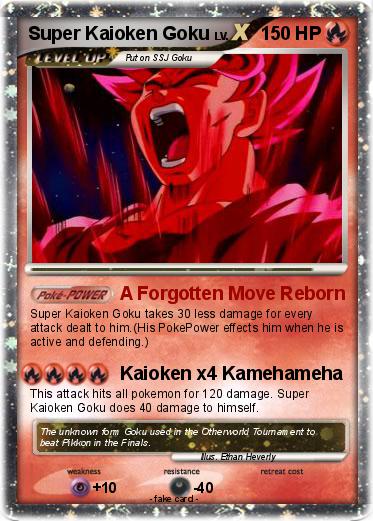 Pokemon Super Kaioken Goku