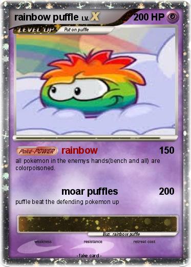 Pokemon rainbow puffle