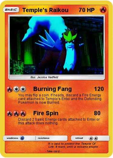 Pokemon Temple's Raikou