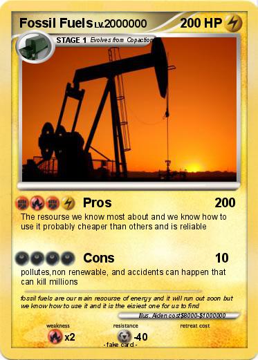Pokemon Fossil Fuels