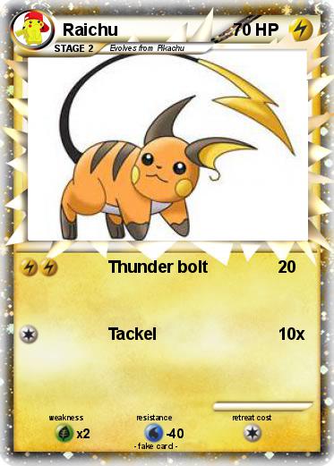 Pokemon Raichu